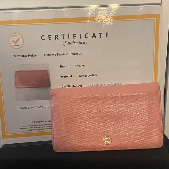 CHANEL Handbags - CHANEL Pink Wallet